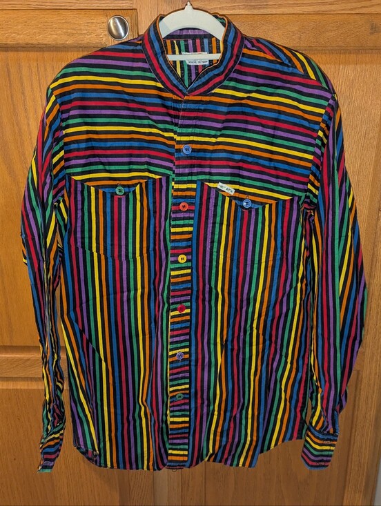 "Mo" Betta Other - Vintage Mo Betta by Janice Western shirt rainbow Stripe men size M Garth Brooks